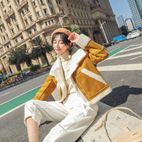 Women&#39;s Suede Slim Fit Jacket