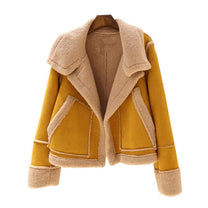 Women&#39;s Suede Slim Fit Jacket