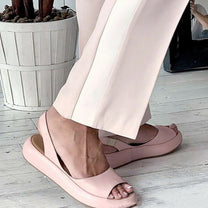 Women&#39;s Summer Footbed Sandals With Elastic Strap