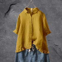 Women&#39;s Tailored Cotton Shirt For Work And Casual