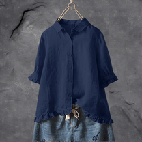 Women&#39;s Tailored Cotton Shirt For Work And Casual