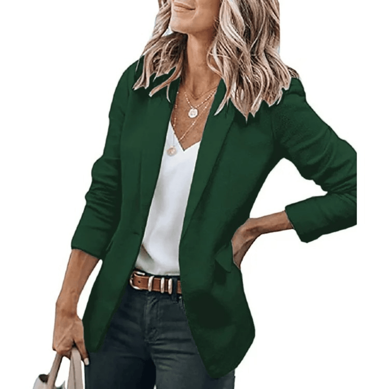 Women&#39;s Tailored Long Sleeve Blazer Jacket