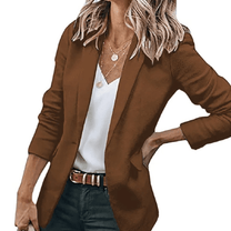 Women&#39;s Tailored Long Sleeve Blazer Jacket