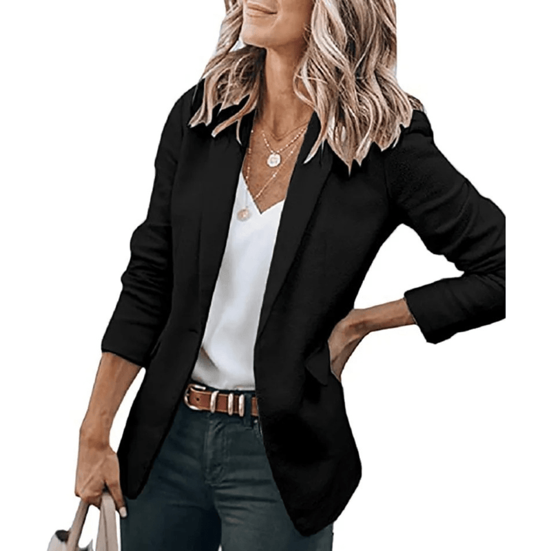 Women&#39;s Tailored Long Sleeve Blazer Jacket