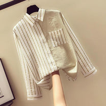 Women&#39;s Tailored Pinstripe Blouse Spring Collection