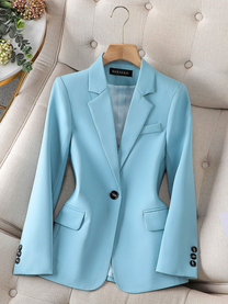 Women&#39;s Tailored Single-Breasted Blazer