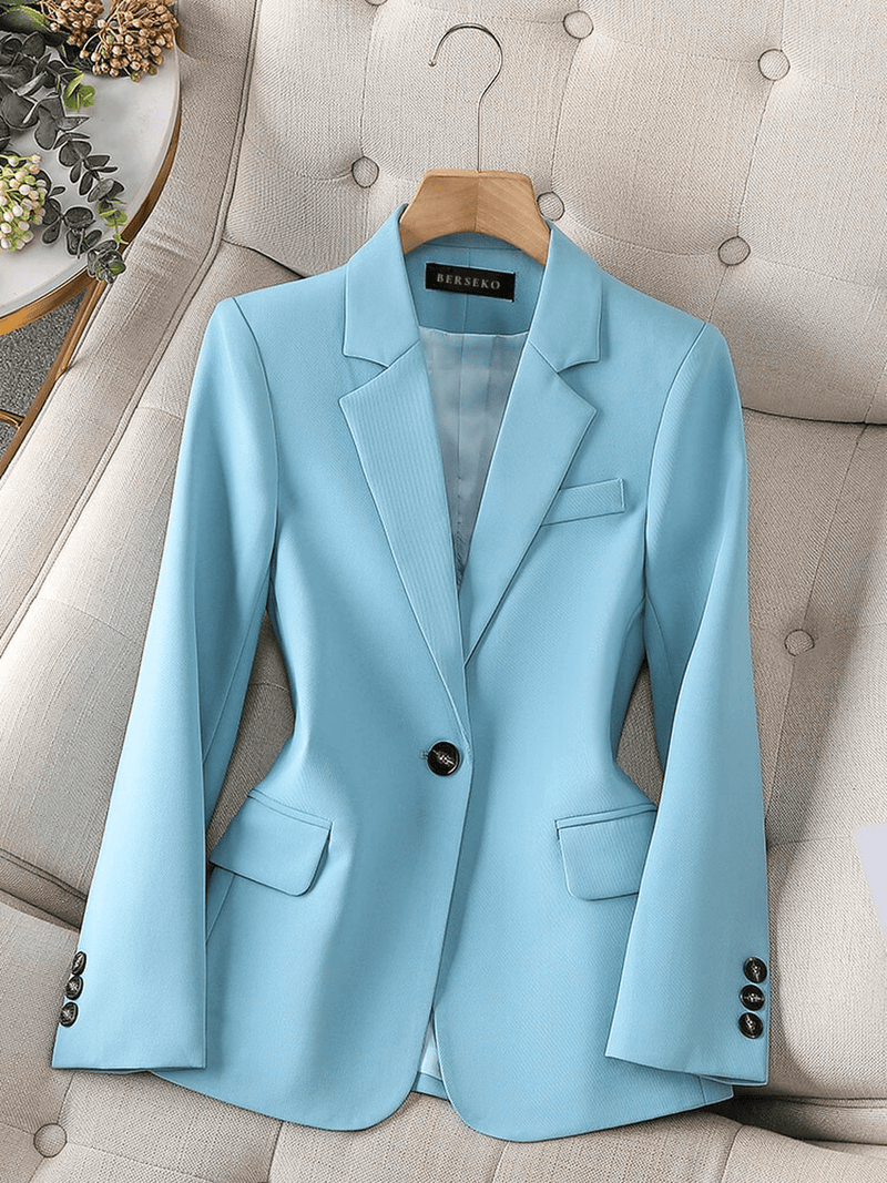Women&#39;s Tailored Single-Breasted Blazer