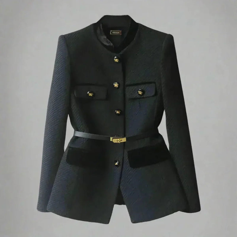 Women&#39;s Tailored Wool Coat With Belt