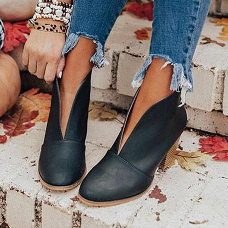 Women&#39;s Trendy Ankle Boots With Heels