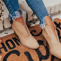 Women&#39;s Trendy Ankle Boots With Heels