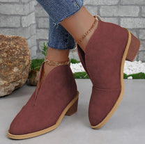 Women&#39;s Trendy Ankle Boots With Heels