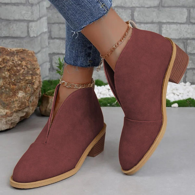 Women&#39;s Trendy Ankle Boots With Heels