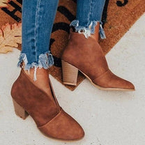 Women&#39;s Trendy Ankle Boots With Heels