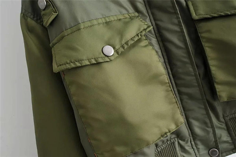 Women&#39;s Trendy Bomber Jacket With Sporty Cut