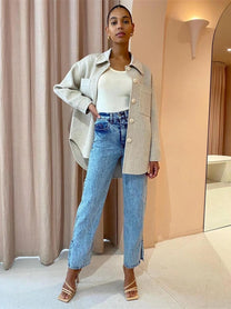 Women&#39;s Trendy Jacket With Pockets
