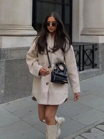 Women&#39;s Trendy Jacket With Pockets