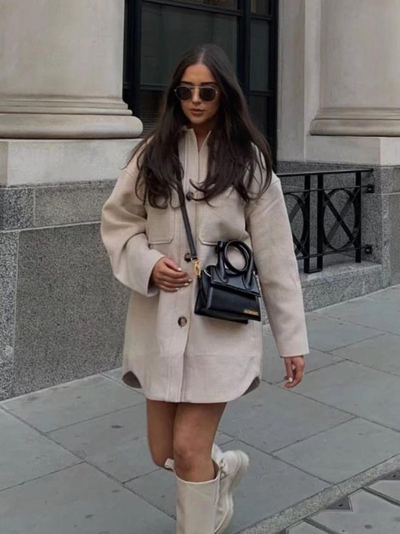 Women&#39;s Trendy Jacket With Pockets