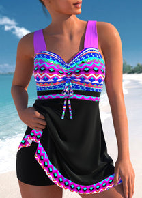 Women&#39;s Tummy Control Tankini Swimwear Set