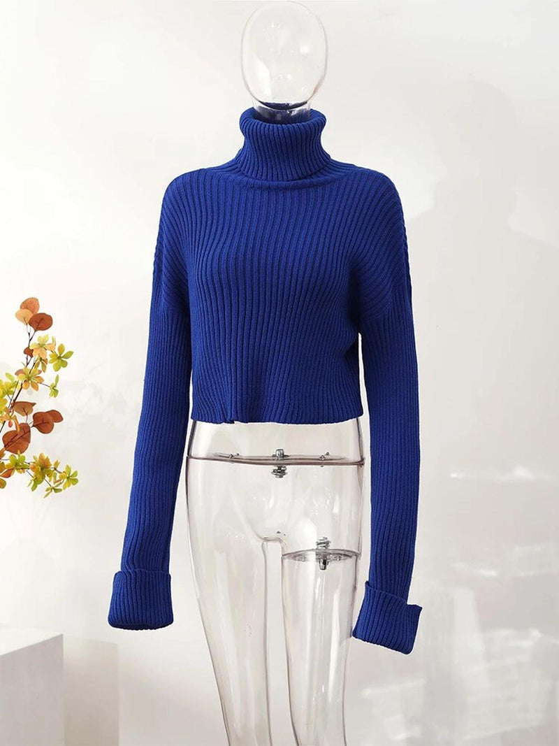 Women&#39;s Turtleneck Sweater Premium Fabric Blend