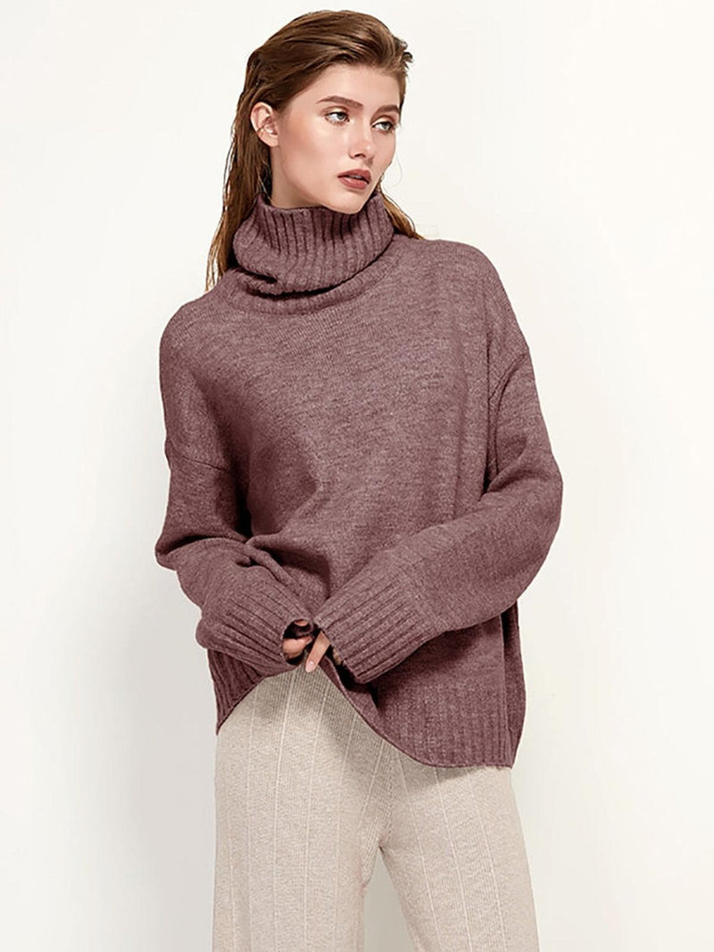 Women&#39;s Turtleneck Sweater Regular Fit
