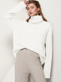 Women&#39;s Turtleneck Sweater Regular Fit