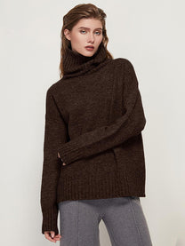 Women&#39;s Turtleneck Sweater Regular Fit