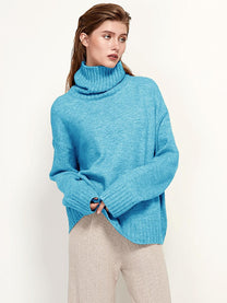 Women&#39;s Turtleneck Sweater Regular Fit