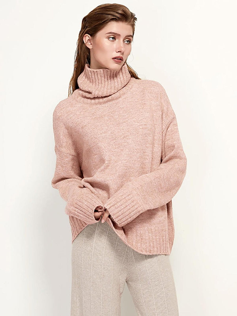 Women&#39;s Turtleneck Sweater Regular Fit