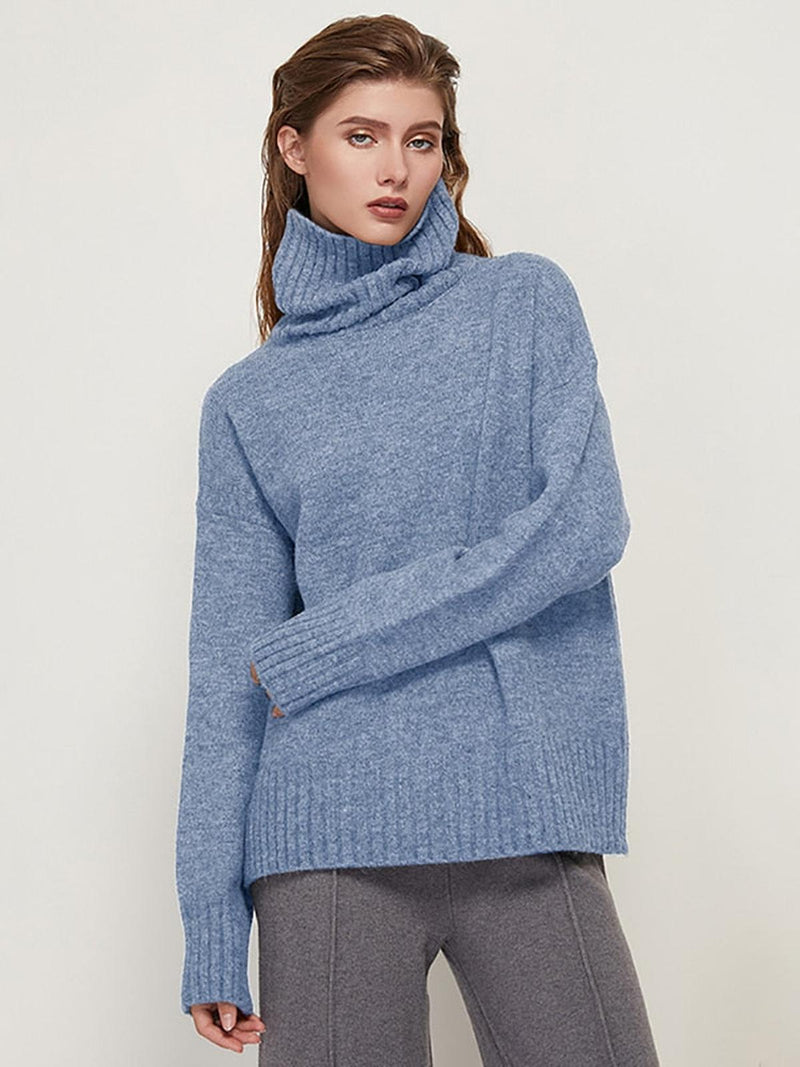 Women&#39;s Turtleneck Sweater Regular Fit