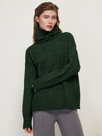 Women&#39;s Turtleneck Sweater Regular Fit