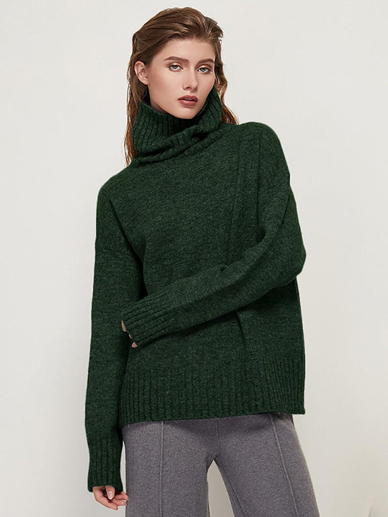 Women&#39;s Turtleneck Sweater Regular Fit