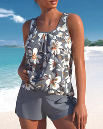 Women&#39;s Two-Piece Tankini Swimsuit Set