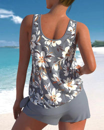 Women&#39;s Two-Piece Tankini Swimsuit Set