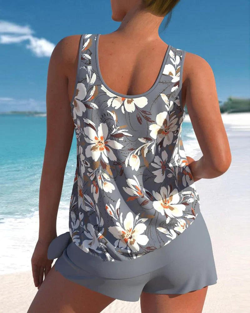 Women&#39;s Two-Piece Tankini Swimsuit Set