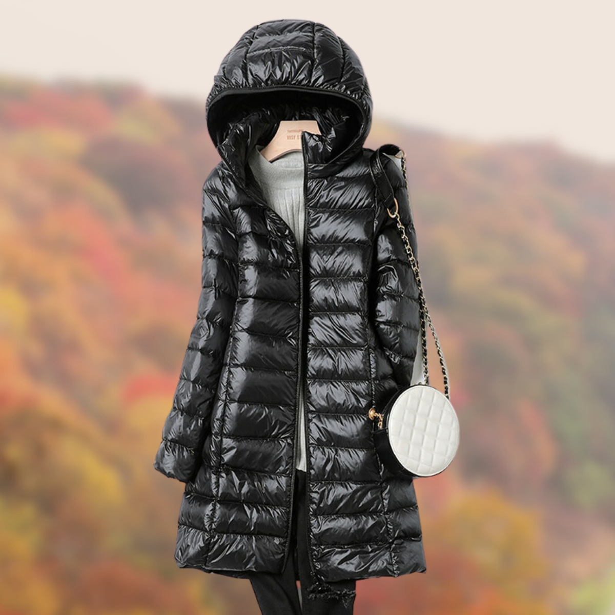 Women&#39;s Ultra-Light Down Jacket With Hood