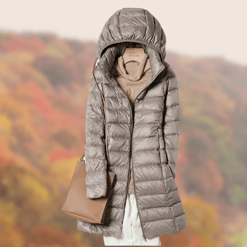 Women&#39;s Ultra-Light Down Jacket With Hood
