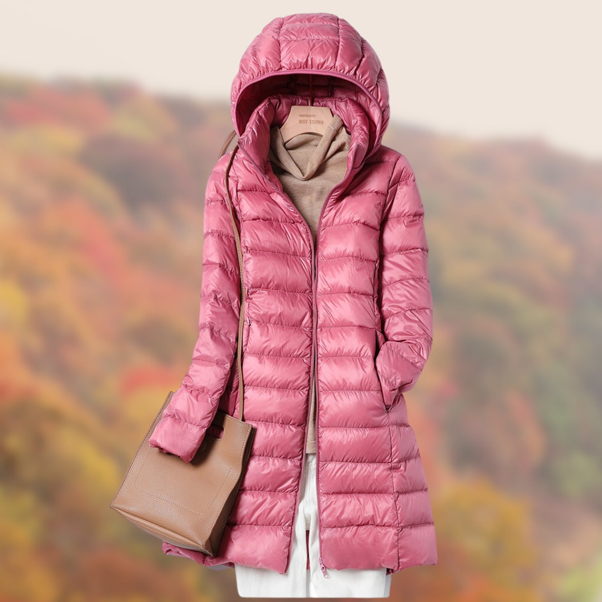 Women&#39;s Ultra-Light Down Jacket With Hood