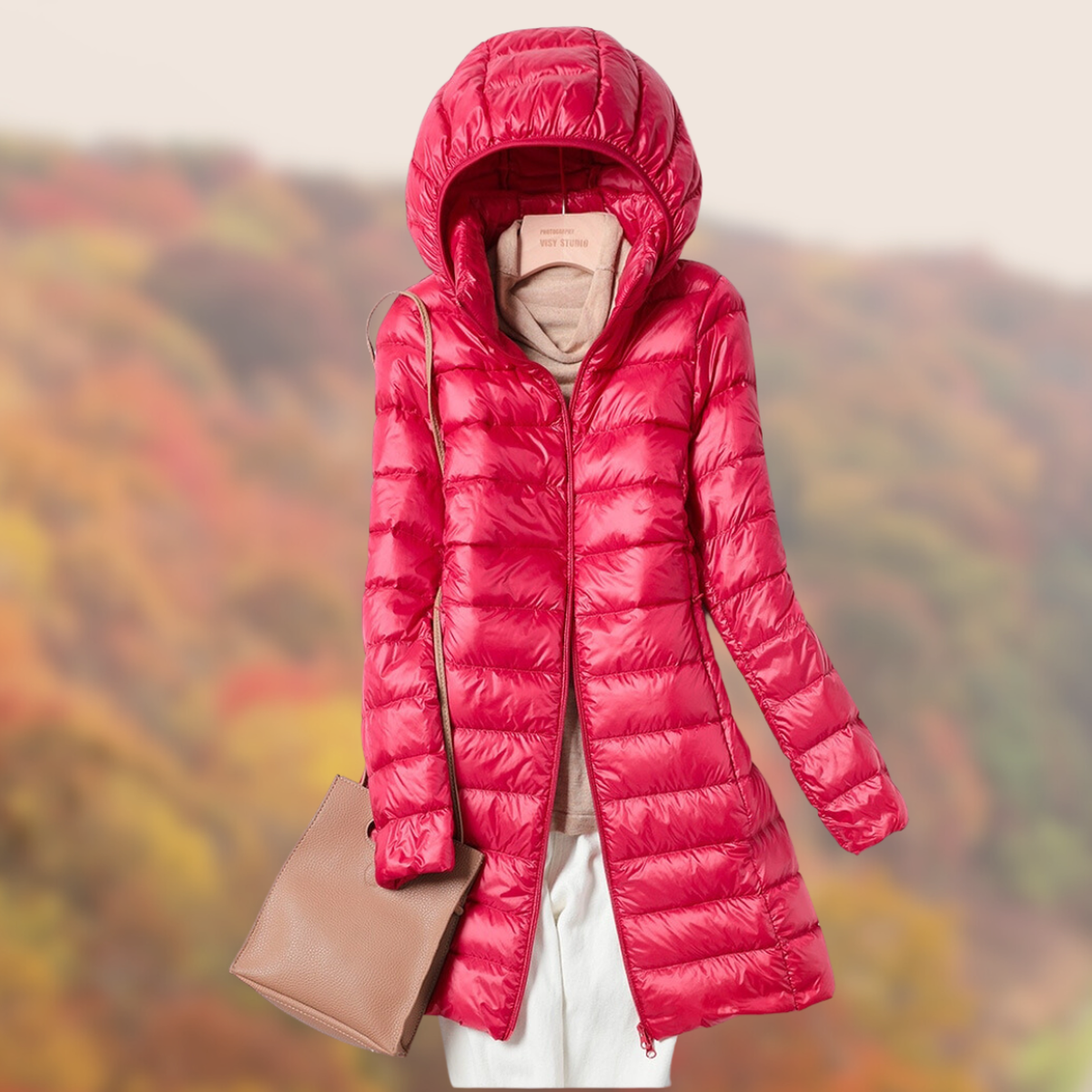 Women&#39;s Ultra-Light Down Jacket With Hood