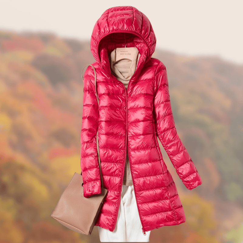 Women&#39;s Ultra-Light Down Jacket With Hood