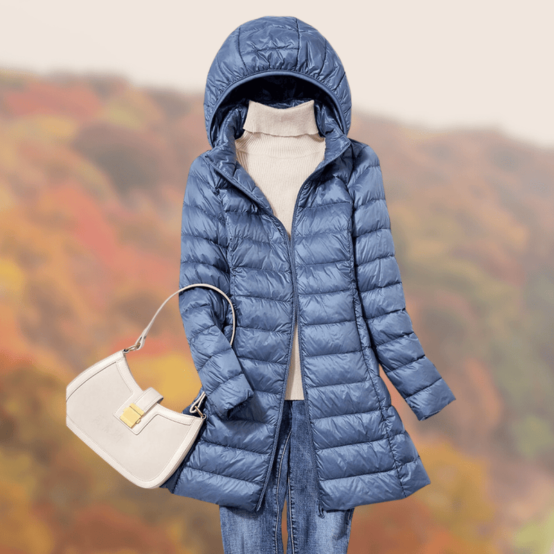 Women&#39;s Ultra-Light Down Jacket With Hood