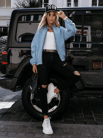Women&#39;s Unique Spring Jacket With Versatile Fit