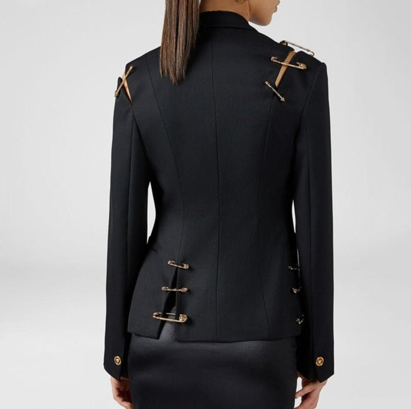 Women&#39;s V-Neck Spring Coat Tailored Fit