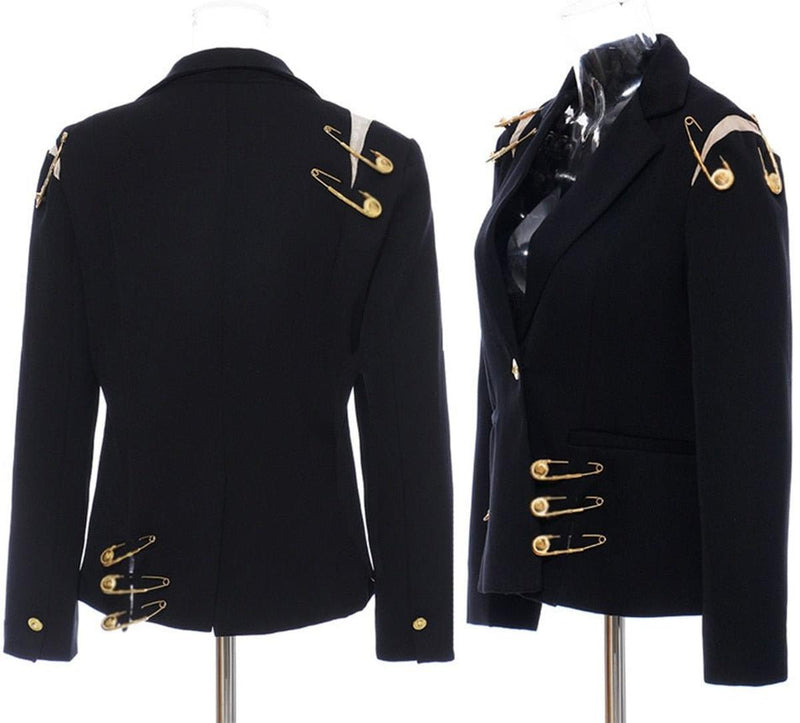 Women&#39;s V-Neck Spring Coat Tailored Fit