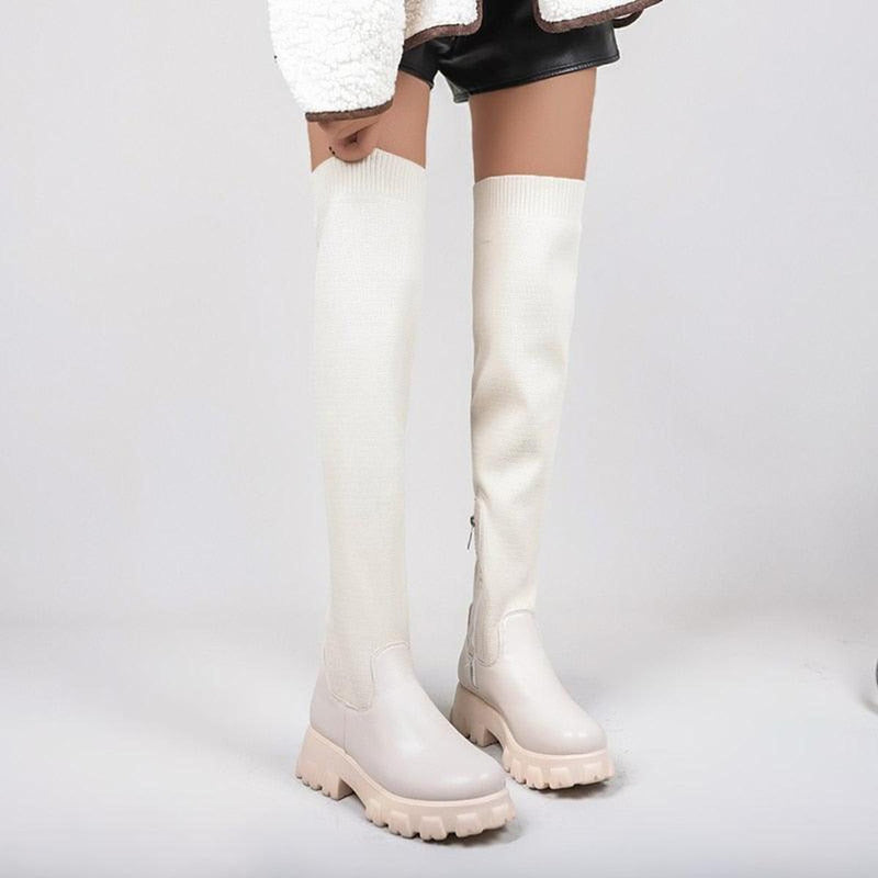 Women&#39;s Vegan Leather Boots Eco-Friendly Black