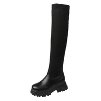 Women&#39;s Vegan Leather Boots Eco-Friendly Black
