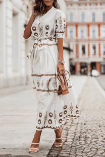 Women&#39;s Vintage A-Line Cotton Dress