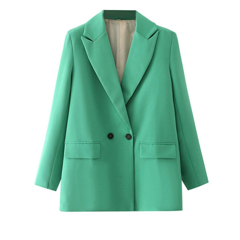 Women&#39;s Vintage Blazer Classic Cut Retro Style