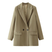 Women&#39;s Vintage Blazer Classic Cut Retro Style