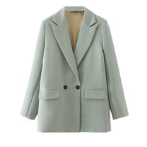 Women&#39;s Vintage Blazer Classic Cut Retro Style
