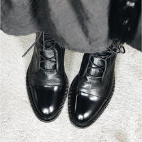 Women&#39;s Vintage Heeled Ankle Boots Eco-Leather